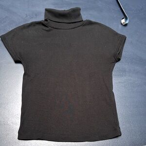 Zara cap sleeve turtleneck Tee S